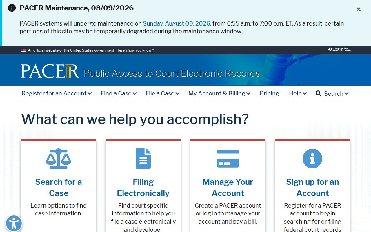Hunt County criminal court cases federal PACER access