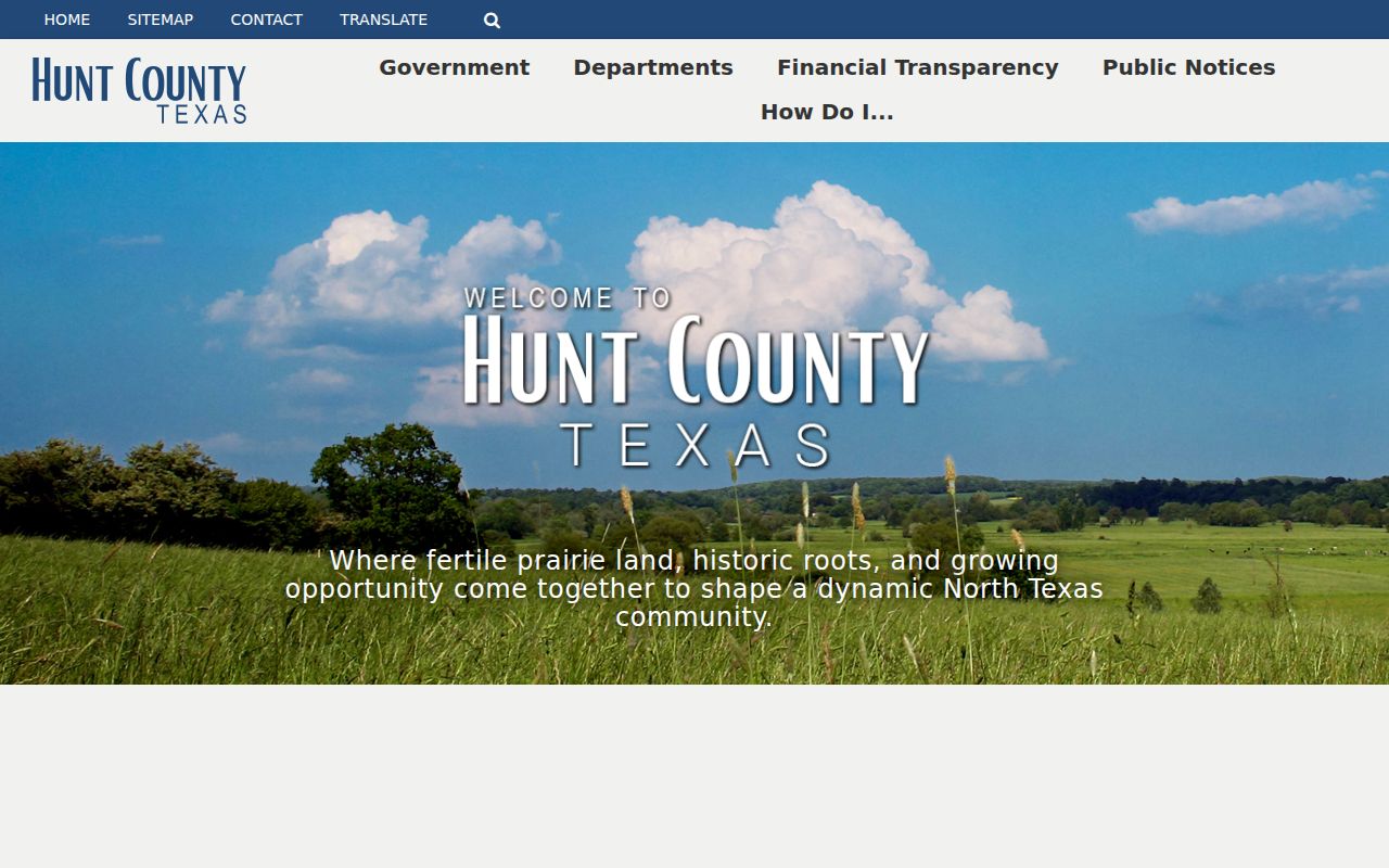 Hunt County courthouse criminal records offices
